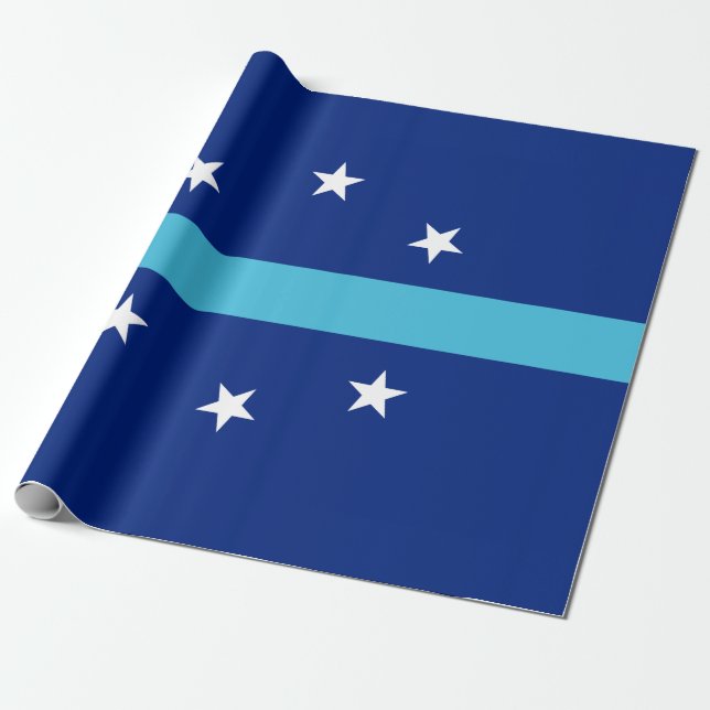 Flag of Anaheim (California, USA) Wrapping Paper (Unrolled)
