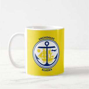 Flag of Anchorage, Alaska Coffee Mug