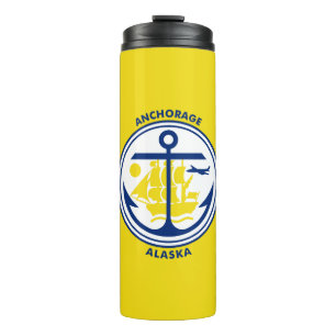 Flag of Anchorage, Alaska Thermal Tumbler