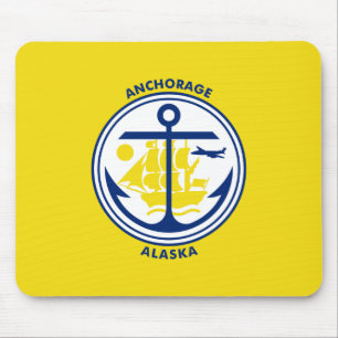 Flag of Anchorage Mouse Pad