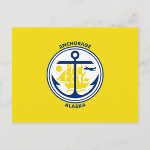 Flag of Anchorage Postcard