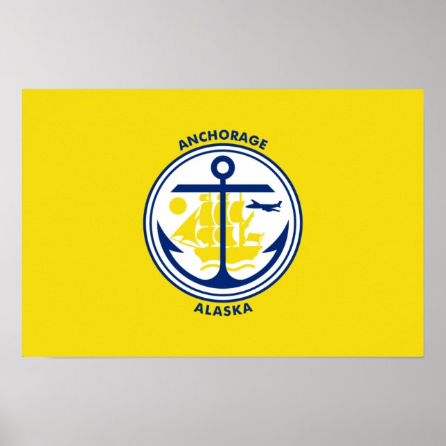 Flag of Anchorage Poster (Front)