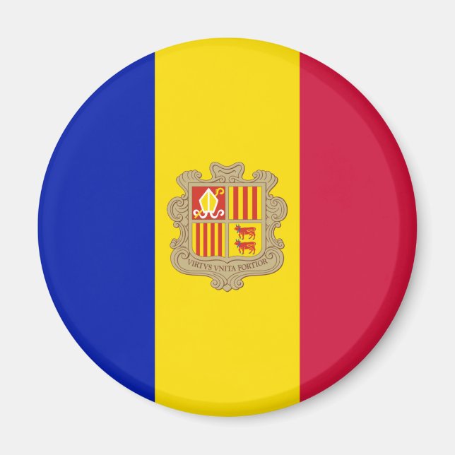 Flag of Andorra Magnet (Front)