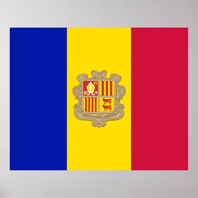 Flag of Andorra Poster (Front)