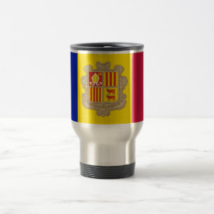 Flag of Andorra Travel/Commuter Mug