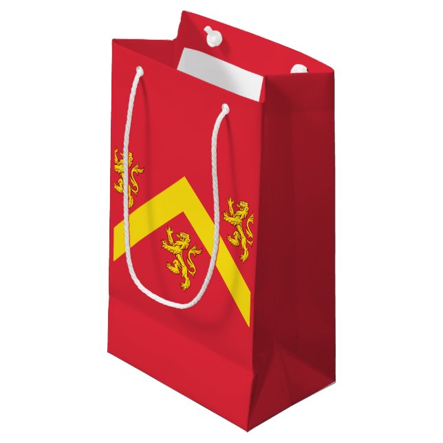 Flag of Anglesey Small Gift Bag (Front Angled)