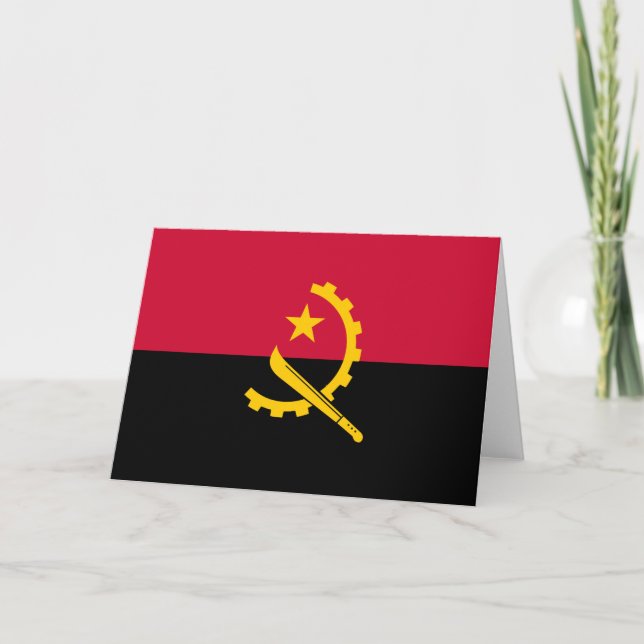 Flag of Angola Card (Front)