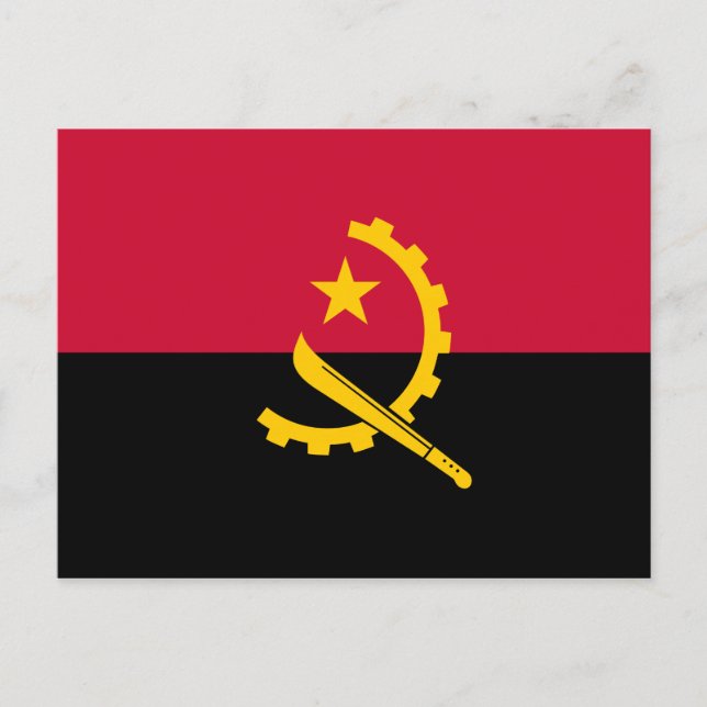 Flag of Angola Postcard (Front)