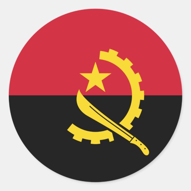 Flag of Angola Sticker (Front)