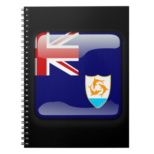 Flag of Anguilla Spiral Notebook (Front)