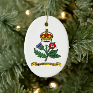 Flag of Annapolis, Maryland Ceramic Tree Decoration