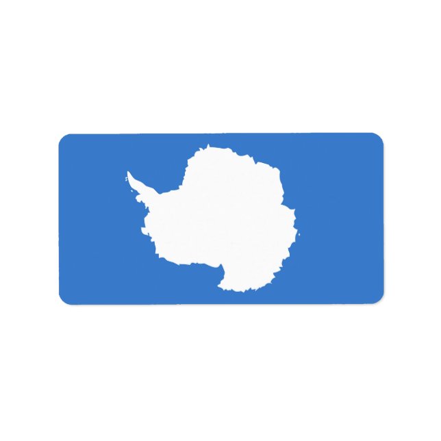 Flag of Antarctica Labels (Front)