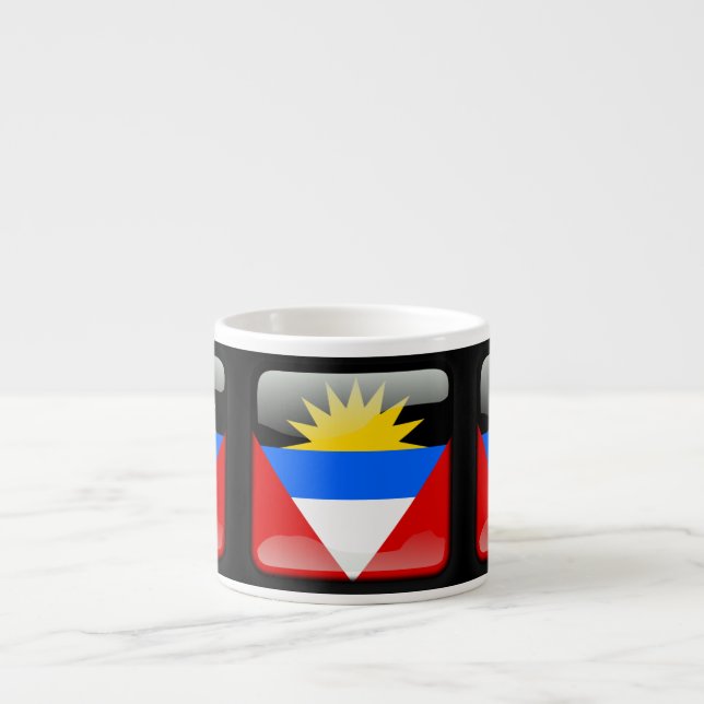 Flag of Antigua and Barbuda Espresso Cup (Front)