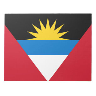 Flag of Antigua and Barbuda Notepad