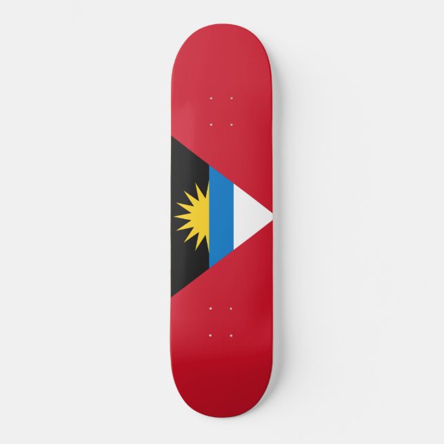 Flag of Antigua and Barbuda Skateboard (Front)