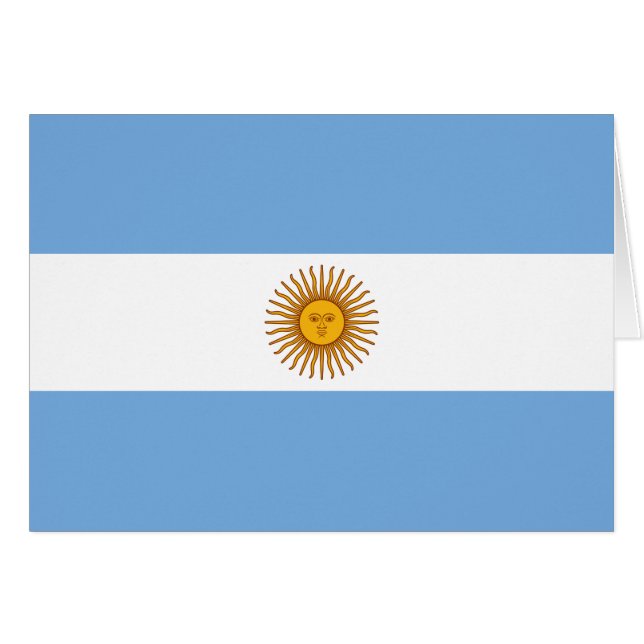 Flag of Argentina Bandera De Argentina (Front Horizontal)