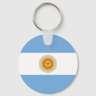 Flag of Argentina Bandera De Argentina Key Ring