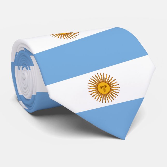 Flag of Argentina Bandera De Argentina Tie (Rolled)