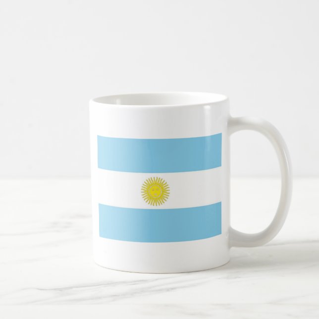 Flag of Argentina Coffee Mug (Right)