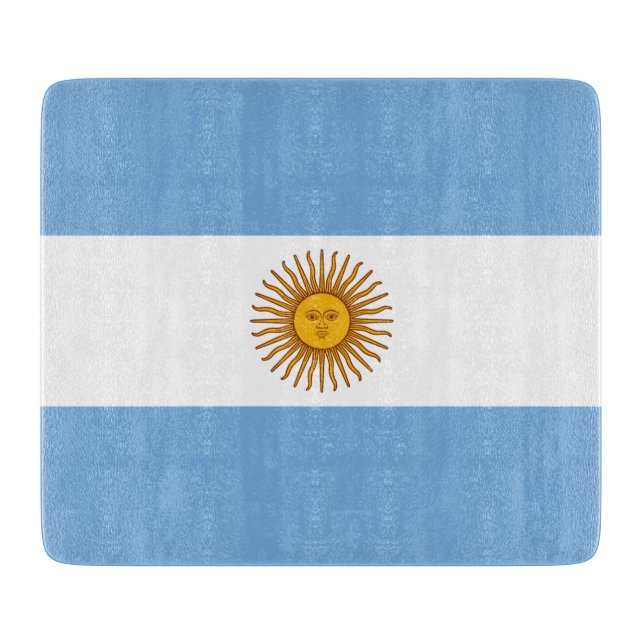 Flag of Argentina Cutting Board (Front)