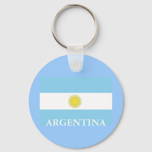 Flag of Argentina Key Ring