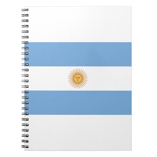 Flag of Argentina Notebook (Front)