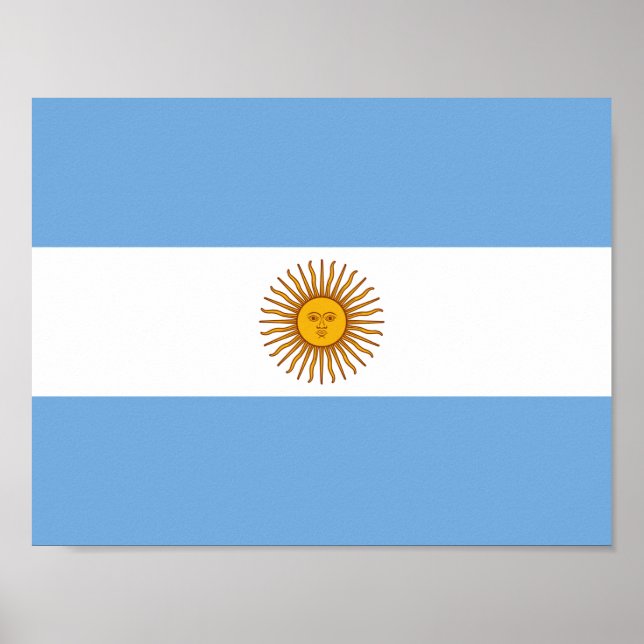 Flag of Argentina Poster (Front)