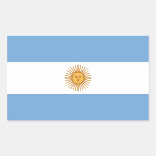 Flag of Argentina Rectangular Sticker