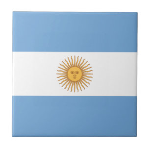 Flag of Argentina Tile