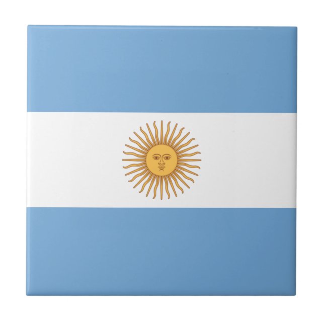 Flag of Argentina Tile (Front)