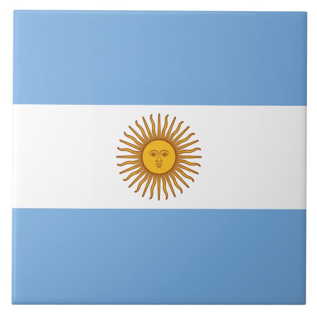 Flag of Argentina Tile (Front)