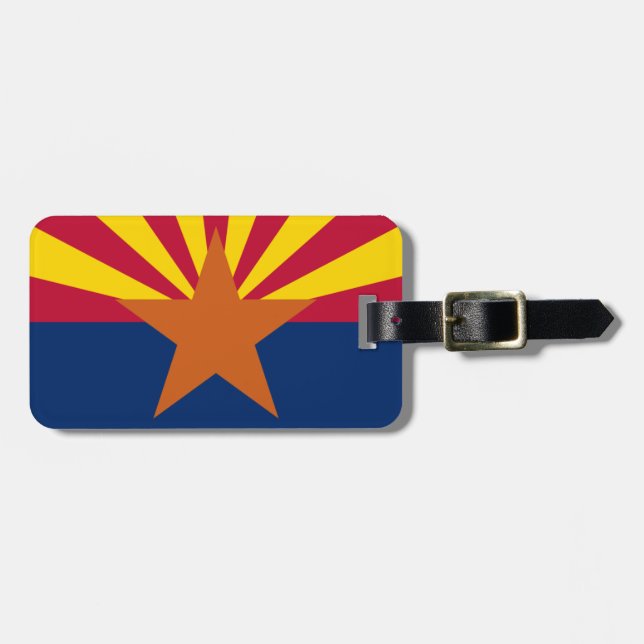 Flag of Arizona Luggage Tag (Front Horizontal)