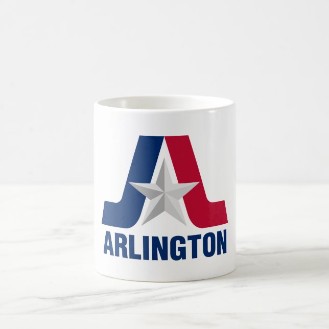 Flag of Arlington, Texas Coffee Mug (Center)
