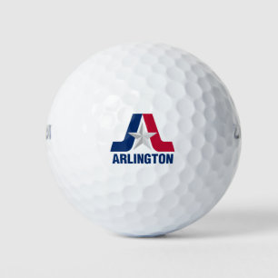 Flag of Arlington, Texas Golf Balls