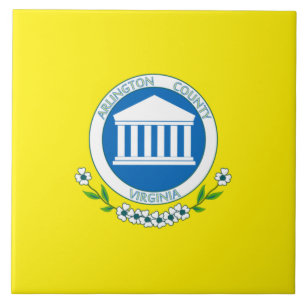 Flag of Arlington (Virginia) Tile