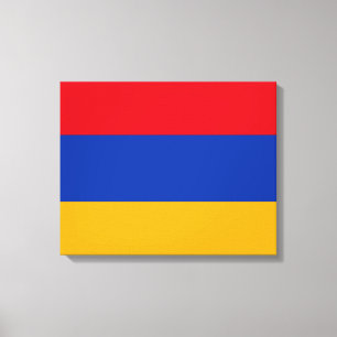 Flag of Armenia Canvas Print