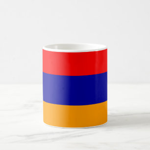 Flag of Armenia colours Coffee Mug