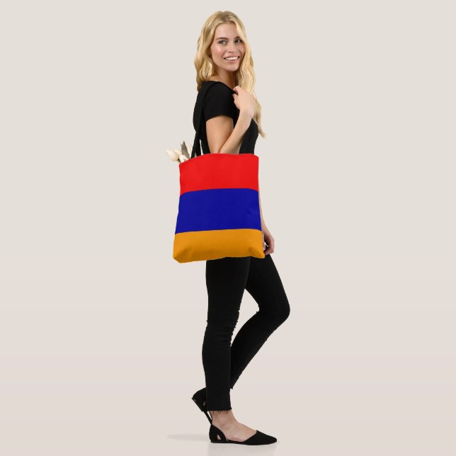 Flag of Armenia colours Tote Bag (On Model)