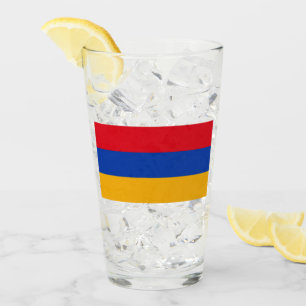 Flag of Armenia Glass