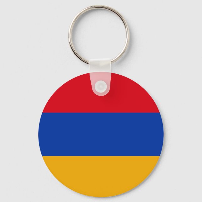 Flag of Armenia Key Ring (Front)