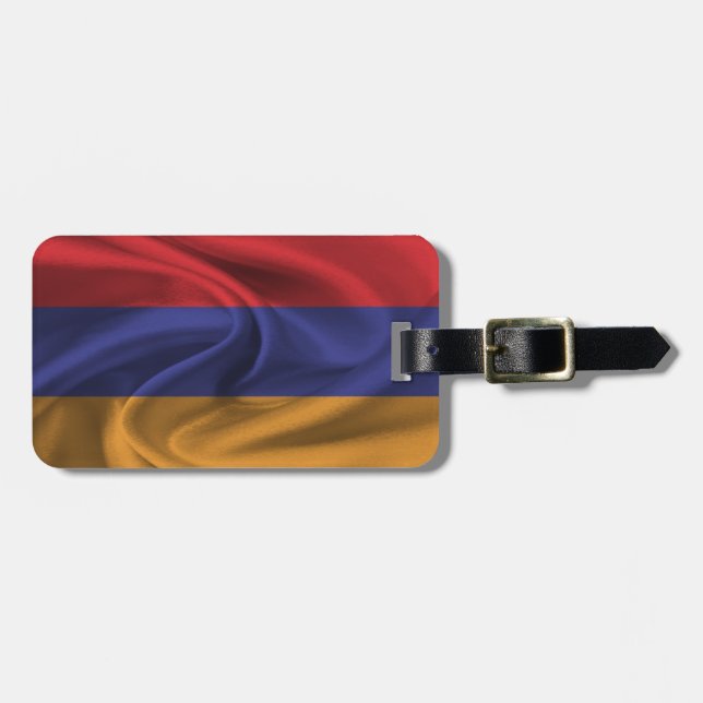 Flag Of Armenia Luggage Tag (Front Horizontal)