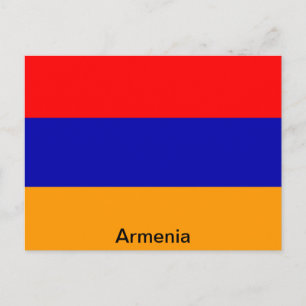 Flag of Armenia Postcard
