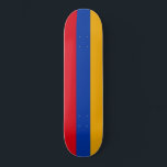 Flag of Armenia Skateboard<br><div class="desc">This design features the national flag of Armenia (officially the Republic of Armenia), which is a landlocked country in the South Caucasus region of Eurasia. Armenia is located in Western Asia, on the Armenian Highlands, and it is bordered by Turkey to the west, Georgia to the north, the de facto...</div>