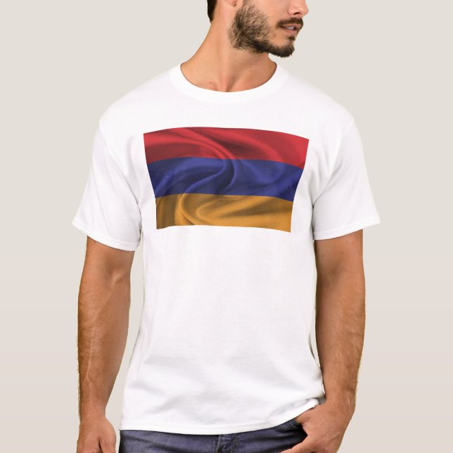 Flag Of Armenia T-Shirt (Front)