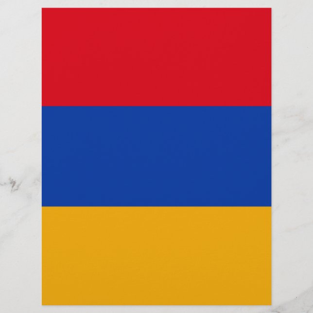 Flag of Armenia - Yeraguyn (Front)