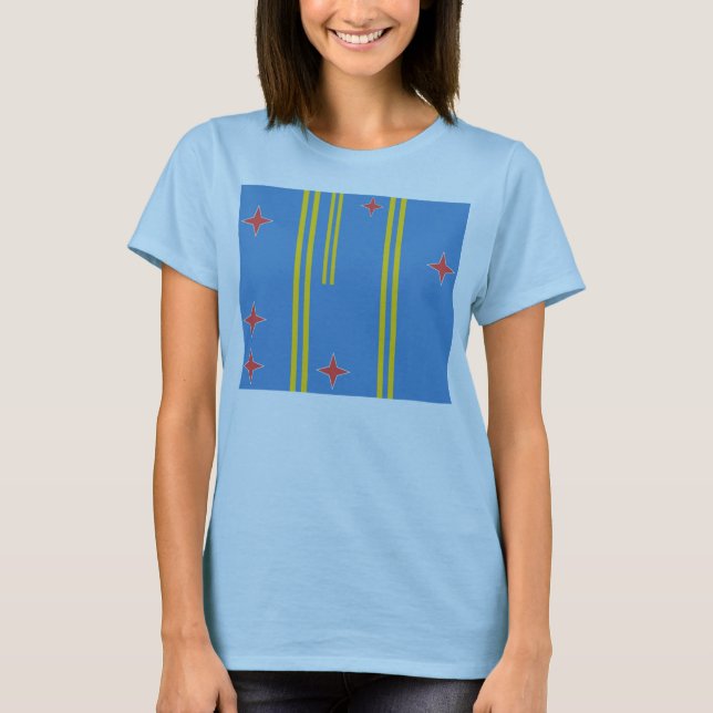 Flag of Aruba 6 Star Shirt (Front)