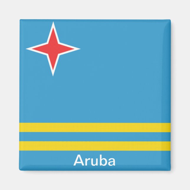 Flag of Aruba Magnet (Front)