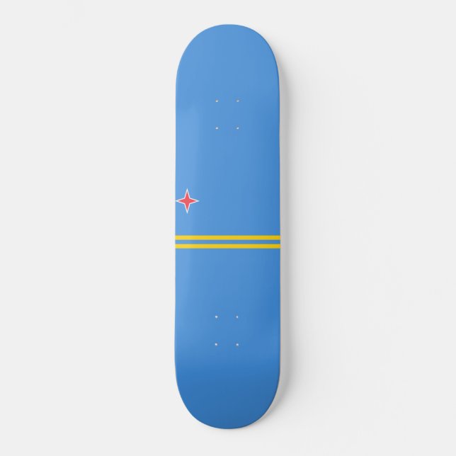 Flag of Aruba Skateboard (Front)