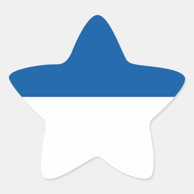 Flag of Assen Star Sticker (Front)