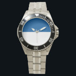 Flag of Assen Watch<br><div class="desc">Flag of Assen,  The Netherland
 The flag consists of two horizontal stripes of equal width,  the upper one blue and the lower one white</div>